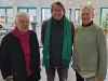 Der Lindenthaler Bezirksbürgermeister Roland Schüler (m.) mit den beiden Vorständinnen Notburga Ott und Daniela Eckstein.